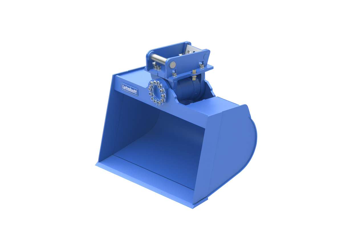 Original Lehnhoff Hydro-Universal Overner Deep Spoon Forme avec une partie latérale ronde - pour 10,0-15,0 tonnes - HU 15 RM