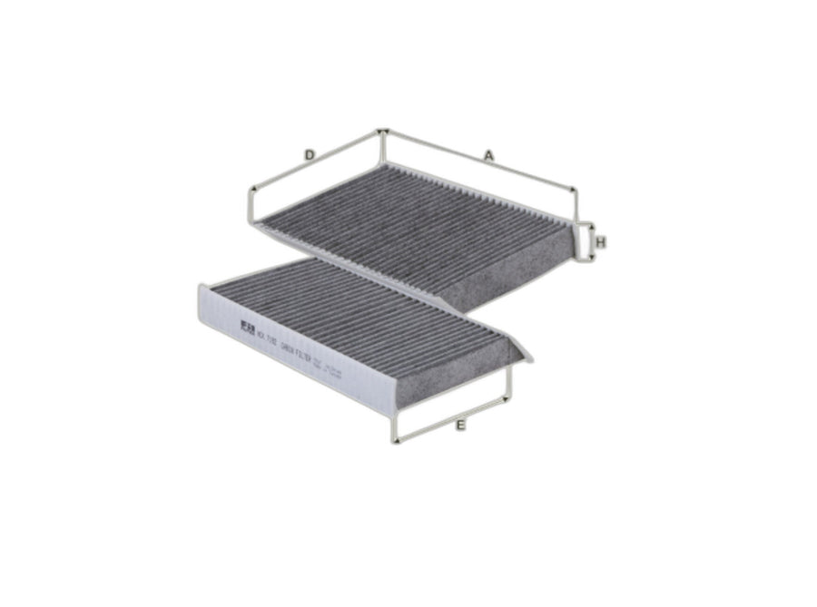 Original Fil Filter Innenraumfilterelement HCK7192