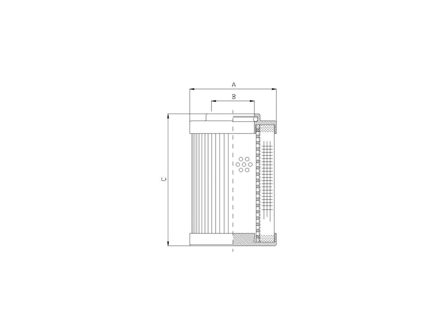 Original FILTREC Filterelement für Druckfilter DHD990H10B/ESD
