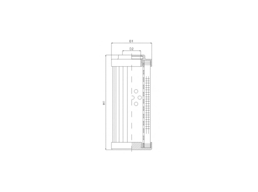 Original FILTREC Filterelement für Druckfilter DVD2460F03B/1