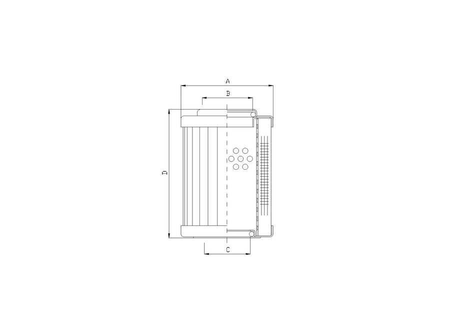 Original FILTREC Filterelement für Rücklauffilter RMR690E05B