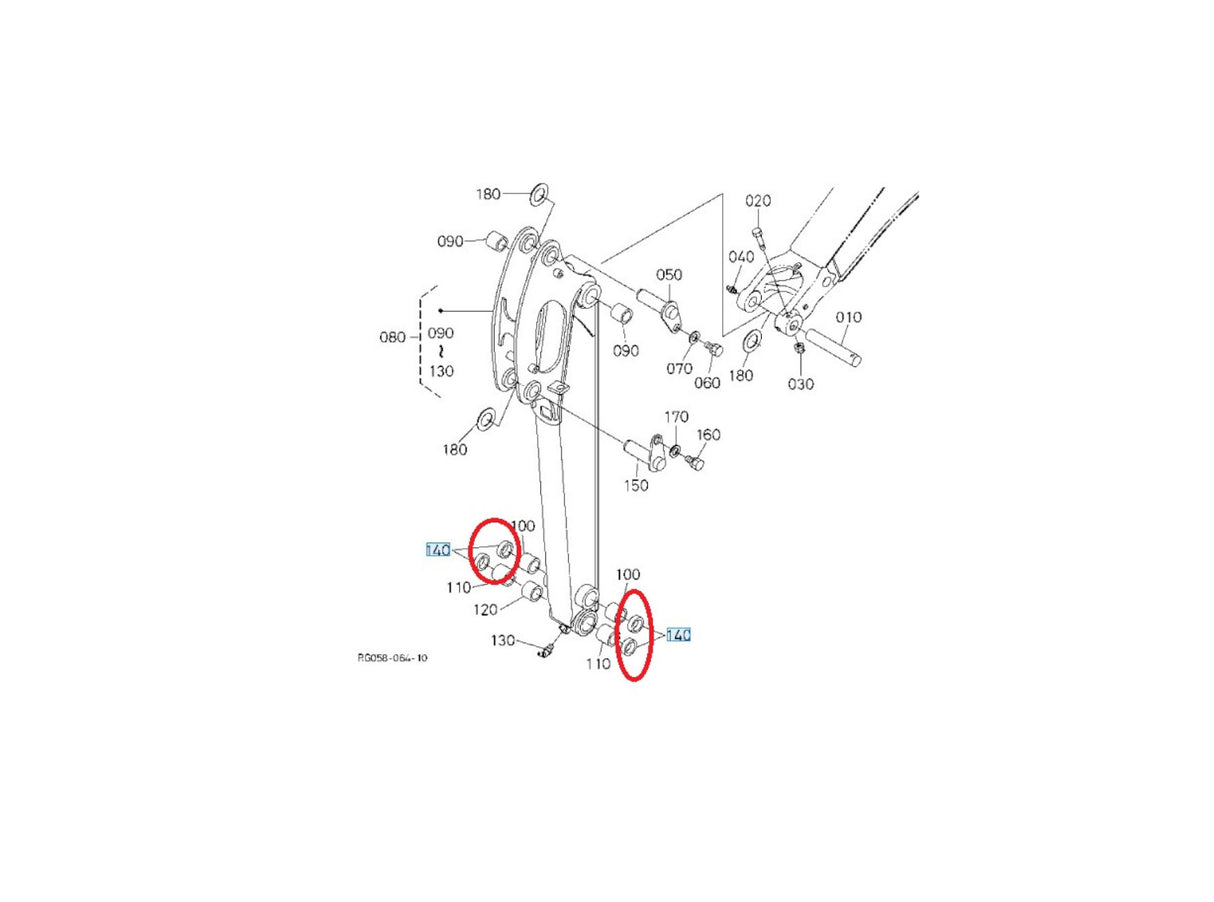Original Kubota Dust Seal RG24676530