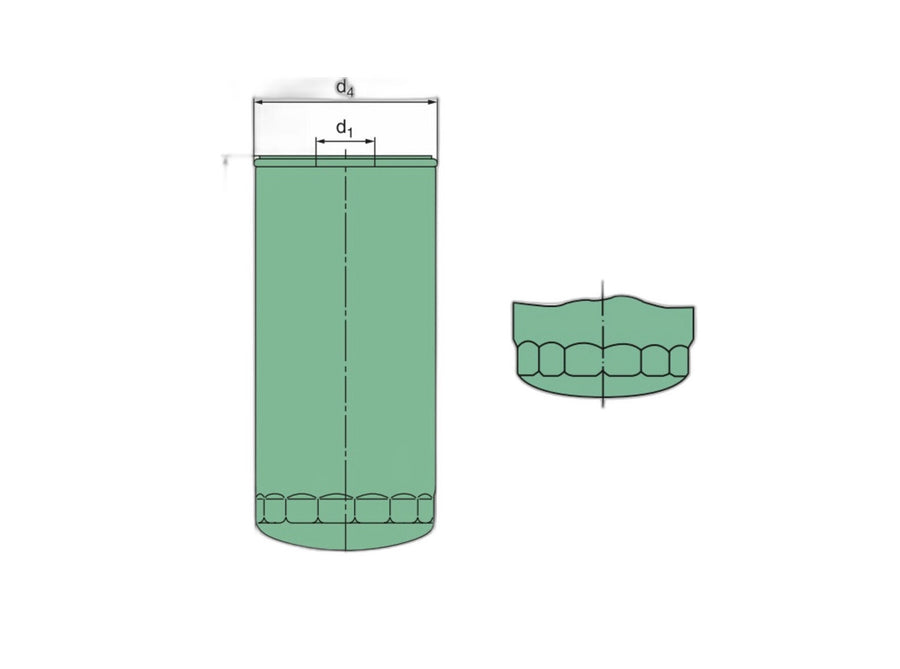 Original MANN-FILTER Wechselfilter SpinOn (Nebenstrom) WP 1169