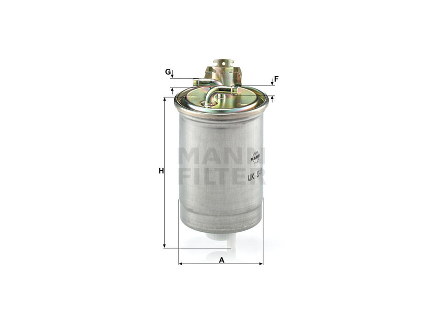 Original MANN-FILTER Kraftstoff-Leitungsfilter (Inline) WK 841