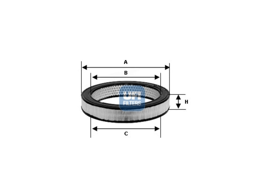 Original UFI Filters Luftfilterelement 27.057.00