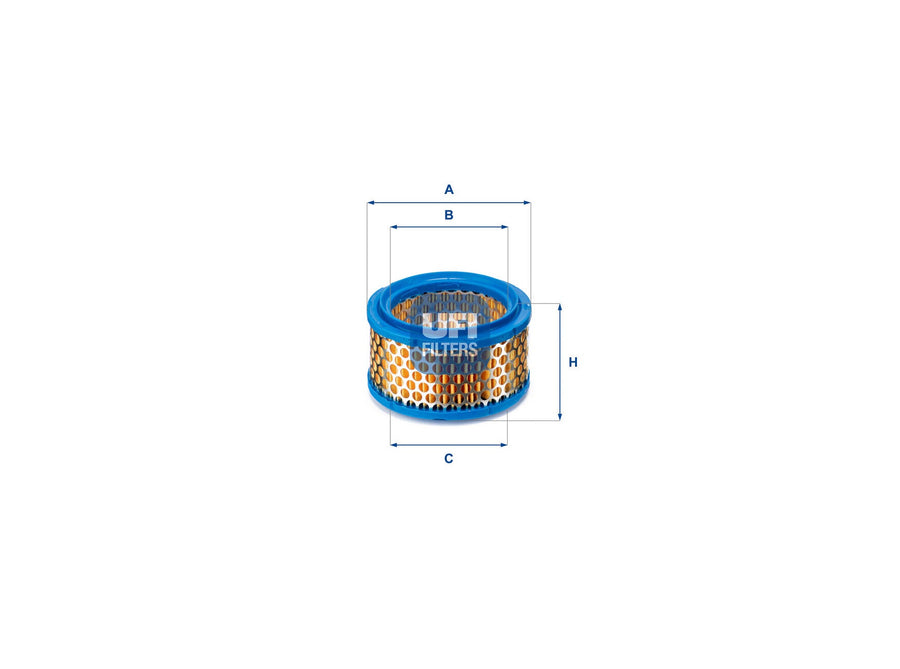 Original UFI Filters Luftfilterelement 27.C51.00