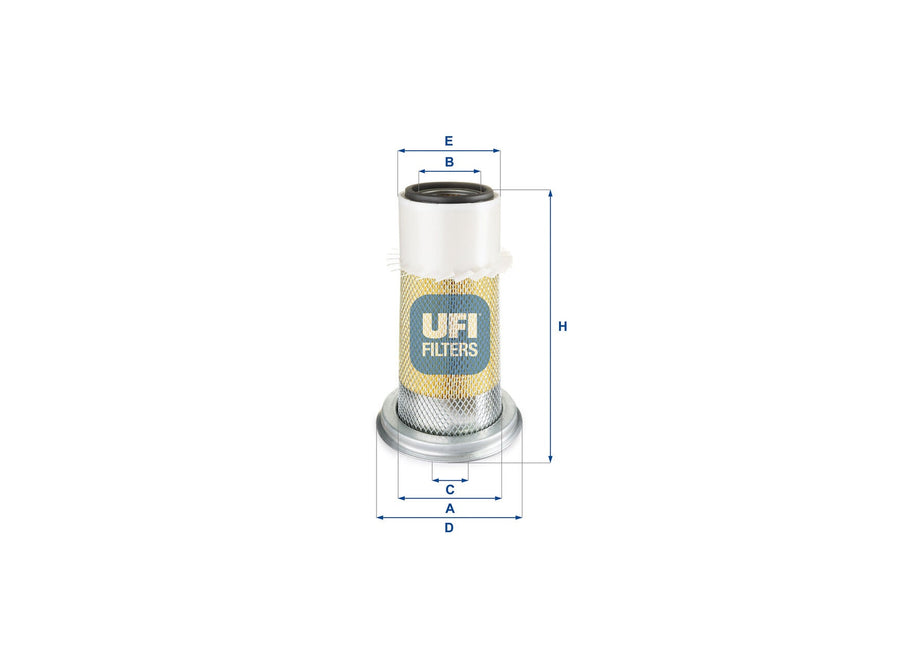 Original UFI Filters Luftfilterelement 27.D24.00