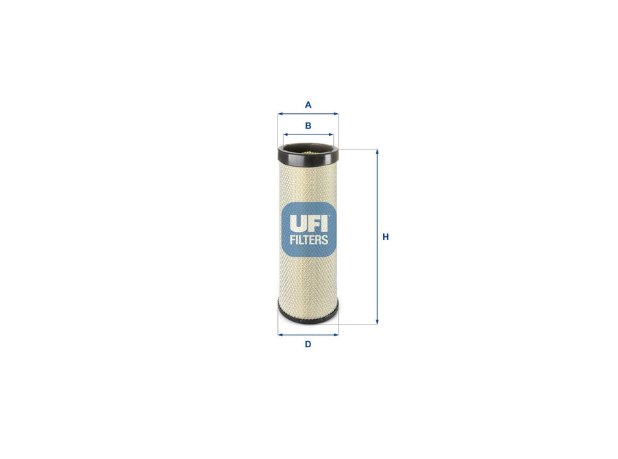 Original UFI Filters Luftfilterelement 27.D62.00