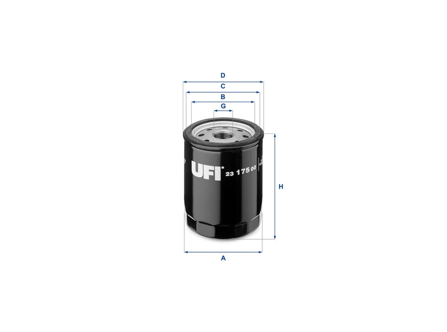 Original UFI Filters Ölfilter SpinOn 23.175.00