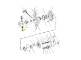 Caterpillar 428B Brückenlagerdeckel 1023684 - Ansicht 2