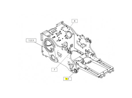 Caterpillar D5M Gelenklager 1078126 u.a. für D5N, D6M, D6N - Ansicht 3