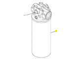 Caterpillar 420E Hydraulikfilter für 414-446 1261817 u.a. für 414E, 428B, 428C - Ansicht 3