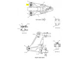 Caterpillar 426C Bolzen Rahmengruppe 1302533 u.a. für 430D, 430E, 436C - Ansicht 3