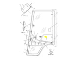 Caterpillar 416C Gasdruckdämpfer Türscheibe 1594269 u.a. für 434F, 444F, 424E - Ansicht 4