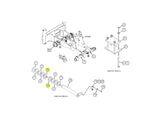 Caterpillar 428D Abstandshalter 1658996 u.a. für 428E, 430D, 430E - Ansicht 2