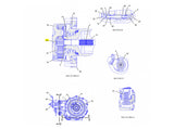 Caterpillar 420E Welle 210-7305 u.a. für 420F, 420F2, 422E - Ansicht 4