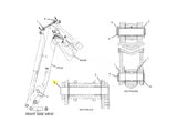 Caterpillar 428E Bolzen Löffelstiel 2136710 u.a. für 432E, 416, 416E - Ansicht 2