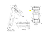 Caterpillar 416E Bolzen Löffelstiel 2136714 u.a. für 422E, 428E, 416 - Ansicht 2