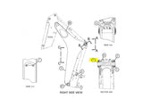 Caterpillar 416F Bolzen Ausleger 2136726 u.a. für 416E, 422E, 428E - Ansicht 2