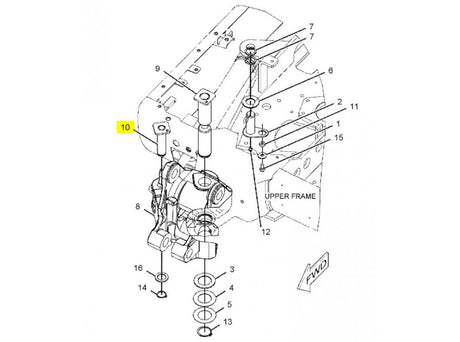 Caterpillar 301.6C Bolzen Rahmengruppe 2299241 u.a. für 301.8, 301.8C, 301.5 - Ansicht 2