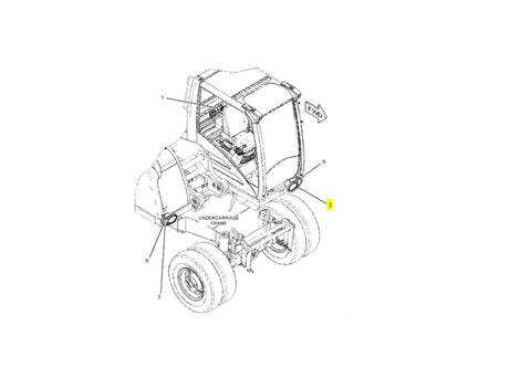 Caterpillar 313D Blinker Links 2526642 u.a. für 315D, 318D, 322 - Ansicht 3