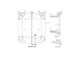 Caterpillar 422E Metallschlitten 2919506 u.a. für 428E, 432E, 434E - Ansicht 3