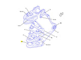 Caterpillar 428E Bolzen Rahmengruppe 3166951 u.a. für 428F, 432E, 432F - Ansicht 4