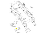 Caterpillar 422F Bolzen Hubarm 3602815 u.a. für 428F, 432F, 444F - Ansicht 2