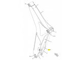 Caterpillar 422E Bolzen Ausleger 3850579 u.a. für 422F, 428E, 432E - Ansicht 2