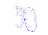 Caterpillar 277C2 Gasdruckdämpfer Frontscheibe 4447873 u.a. für 297C, 256C, 262C - Ansicht 3