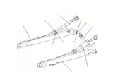 Caterpillar 834G Bolzen 4T7534 u.a. für 834H, 844, 844H - Ansicht 5