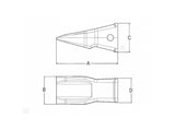Caterpillar 330 Zahn 10,90 kg 9N-4353 u.a. für 321D, 320-A, 325-A - Ansicht 3