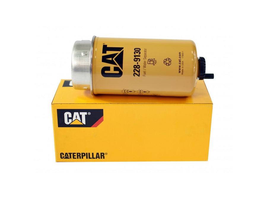 Original Caterpillar 414E Kraftstofffilter 228-9130 u.a. für 416D, 416E, 420D - Ansicht 1