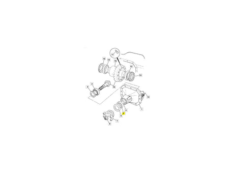 JCB Kugellager 907/09100 für 3CX, 4CX – Bild 3