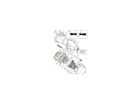 JCB Kugellager 907/52200 für 1CX, 410 – Bild 3