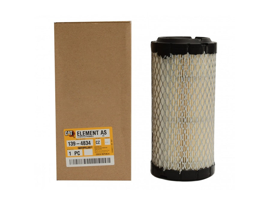 Original Caterpillar 300.9D Luftfilter Außen primär 139-4834 u.a. für 301.4C, 301.7D, 302.2D - Ansicht 1