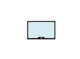 Original Volvo L50D Heckfenster VOE11006478 u.a. für L50E, L60E, L70D