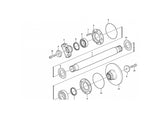Volvo A25E Antriebsflansch VOE11036503 u.a. für A30D, A30E, A35D – Ansicht 3