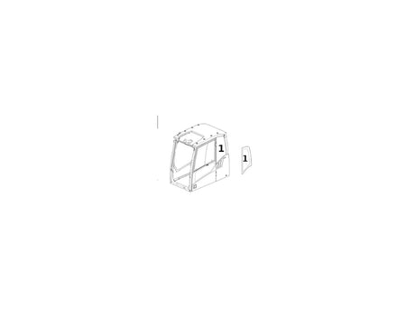 Volvo PL4809E Seitenscheibe 11203464 u.a. für EC140C, EC140D, EC160C – Ansicht 4