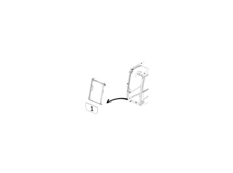 Volvo EC4808D Frontscheibe 11205358 u.a. für EC950F, EC180C, EC330C – Ansicht 2