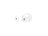 Original Volvo L20B Frontscheibe VOE11370320 u.a. für L25B, L20, L25