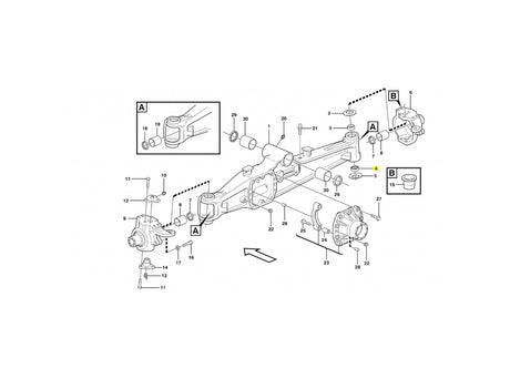 Volvo BL60 Lager VOE11709400 für BL60 VOE11709400 u.a. für BL61PLUS, BL70, BL71PLUS – Ansicht 3