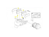 Original Volvo A25E Bremsklotz Satz (2 Stk.) VOE15183699 u.a. für A30D, A30E, A35D