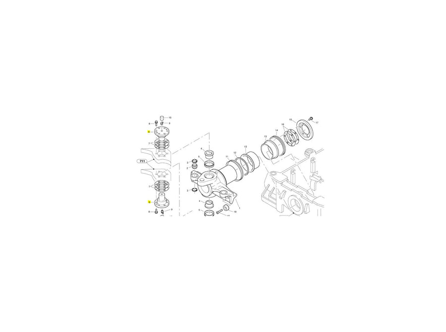 Premium Line Volvo Kupplungsbolzen VOE2811368 Bolzen Ersatzteil