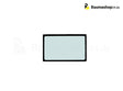 Original Kubota Glasscheibe(Hinten) R563147230