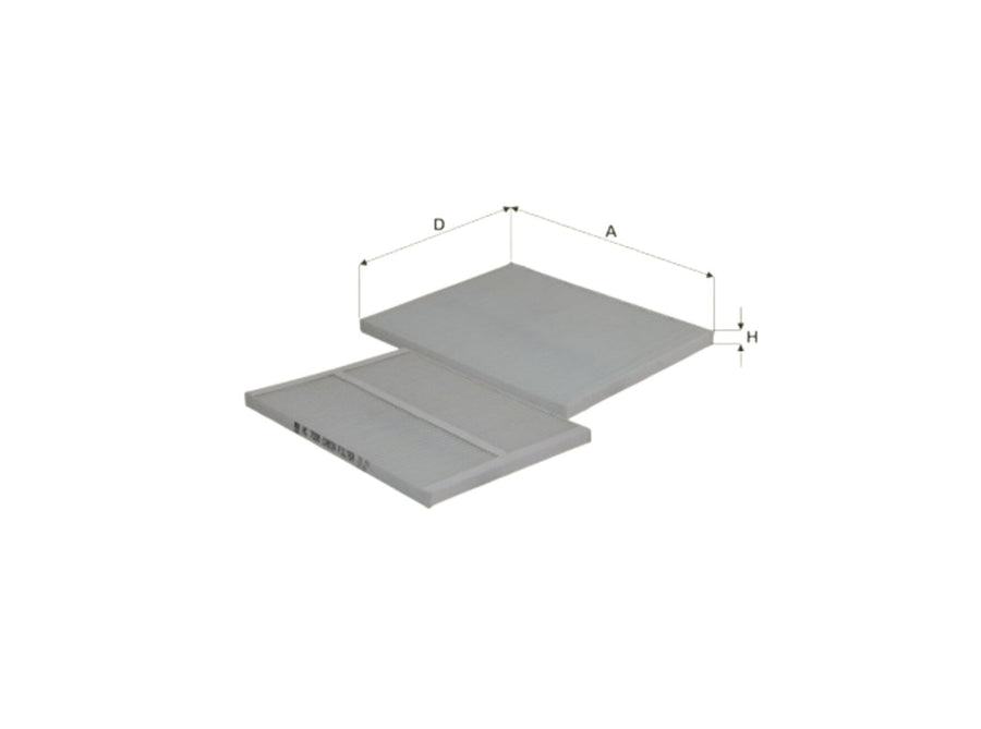Original Fil Filter Innenraumfilterelement HC7006