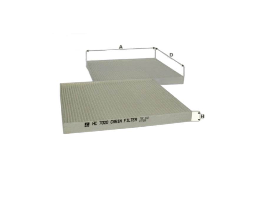 Original Fil Filter Innenraumfilterelement HC7020