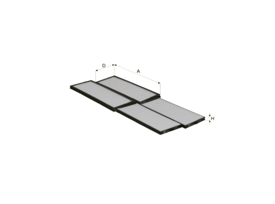 Original Fil Filter Innenraumfilterelement HC7046-2
