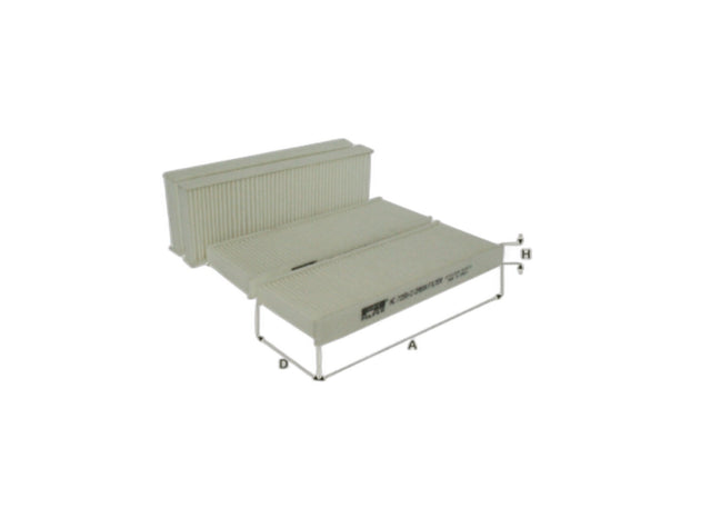 Original Fil Filter Innenraumfilterelement HC7256-2