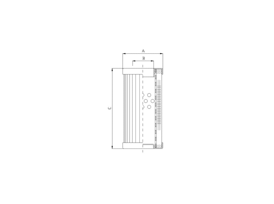 Original FILTREC Filterelement für Druckfilter DMD0060B60B
